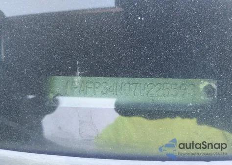 2007 Ford Focus S/Se/Ses из США, поврежденный, VIN 1FAFP34N07W225593